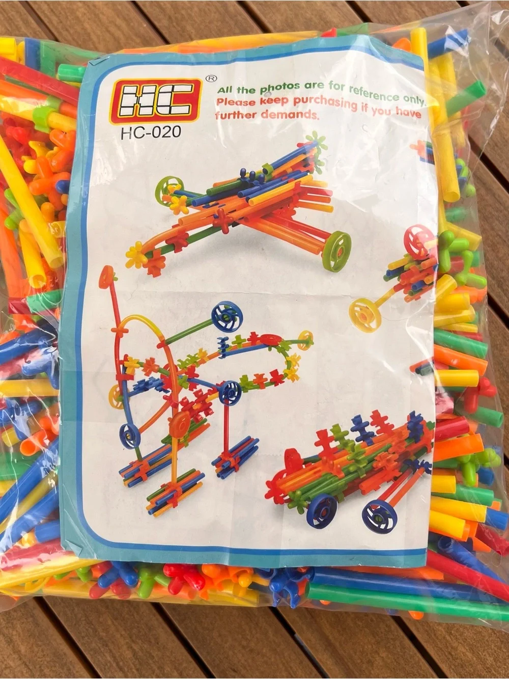 Straw Construction STEM Building Toy set 100s of pieces